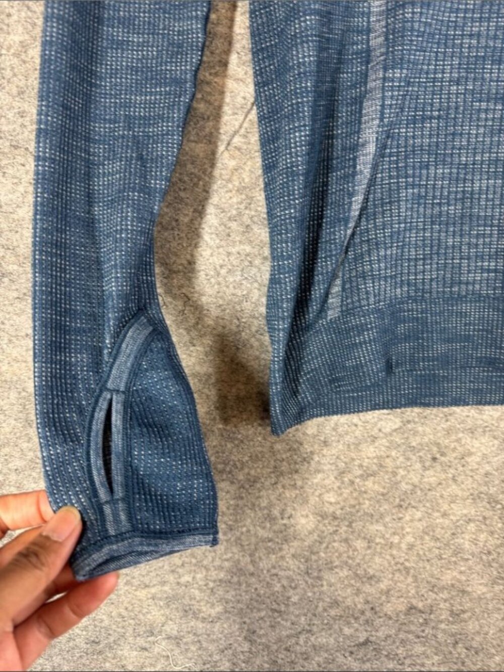 Lululemon Swiftly Tech Long Sleeve Seamless Top in Slate Blue Athletic Yoga 4 - Picture 4 of 13